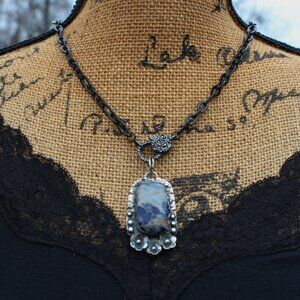 Up to Date In Black Sodalite Necklace, Jewelry by Knottedup